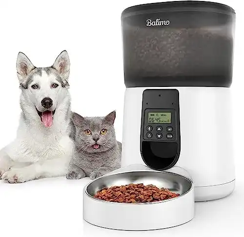 Futterautomat für Hunde Balimo 128/127 in Elfenbeinweiß