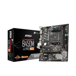 B450 Mainboard MSI B450M-A PRO MAX AMD AM4 DDR4 mit M.2 und USB 3.2