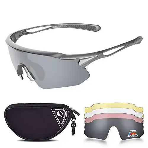 Fahrradbrille Snowledge für Herren mit klarem Sichtfeld