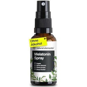 Melatonin Spray Natural Elements Neutral 0,5 mg mit Vitamin B1 und B6
