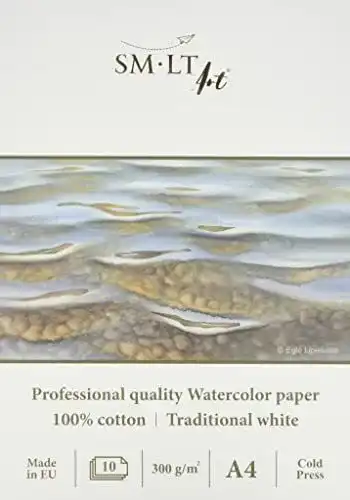 Aquarellpapier SMLT AS-10/PRO Line A4 300g/m² 10 Blatt