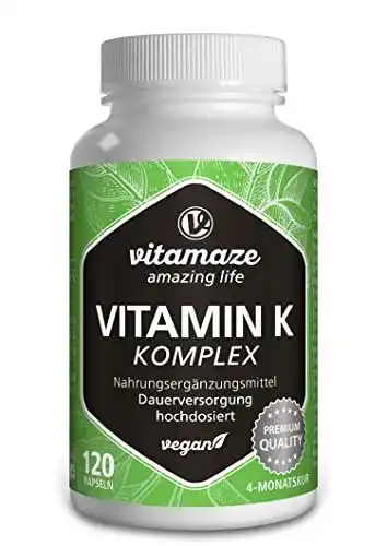Vitamin K2 Vitamaze – Hochdosierter Vitamin K Komplex