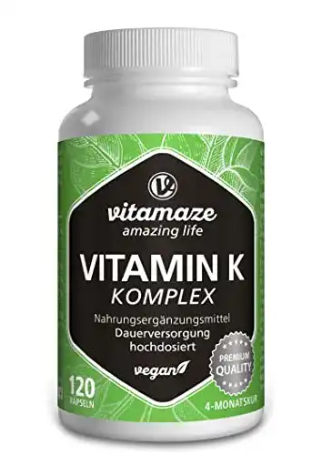 Vitamin K2 Vitamaze – Hochdosierter Vitamin K Komplex