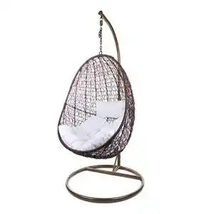 Hängesessel Kideo Komplettset mit Gestell aus Rattan