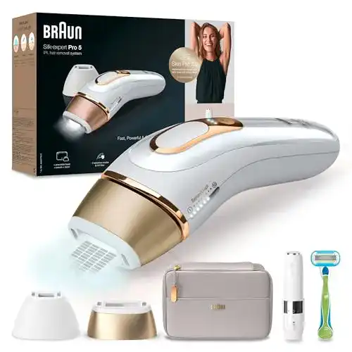 Braun IPL Silk Expert Pro 5 Haarentfernungsgerät für effektive Haarentfernung