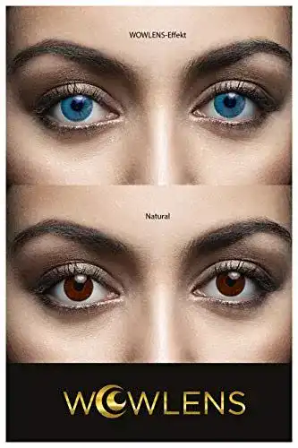 Farbige Kontaktlinsen Wowlens mit natürlichem Look und hoher Deckkraft
