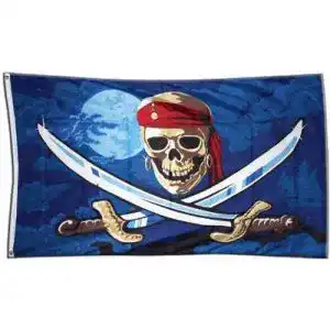 Piratenflagge Flaggenfritze – 90 x 150 cm für Garten und Balkon