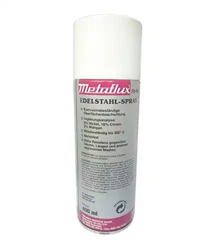 Edelstahlversiegelung METAFLUX Edelstahl-Spray 400ml für Oberflächenschutz