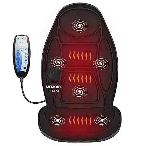 Sitzheizung Snailax Massagesitzauflage aus Memory-Schaumstoff