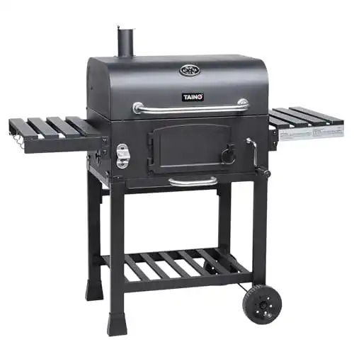 Grill Taino Hero XL BBQ Smoker Wagen mit Holzkohle und Kamin