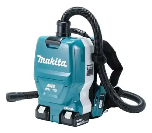 Rucksackstaubsauger Makita DVC265ZXU mit 2x18V Antrieb