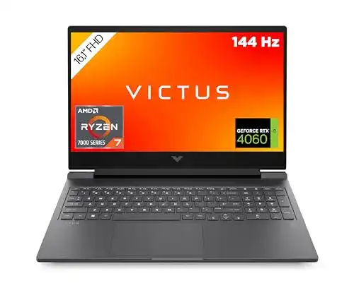HP Victus Gaming Laptop mit 16,1 Zoll FHD Display und 144 Hz