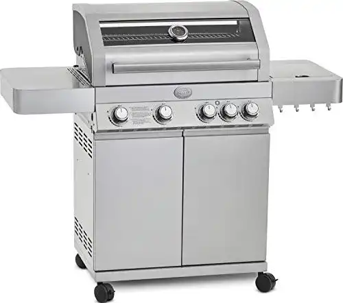 Edelstahl-Gasgrill Rösle Videro G4 mit 4 Brennern und Seitenbrenner