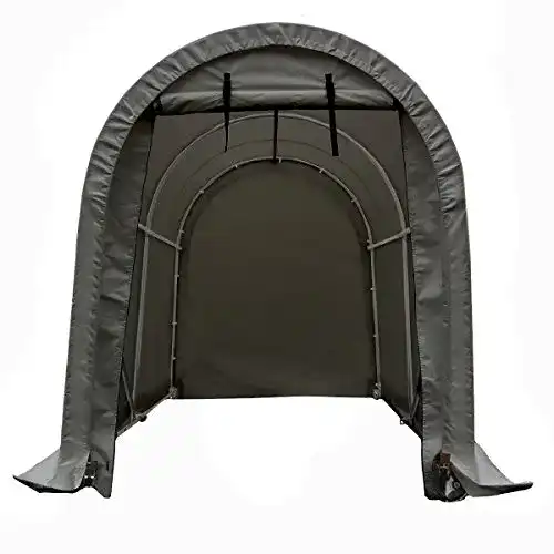 Zeltgarage Rolektro für Motorräder und Gartengeräte, PVC610, 2,4×1,6×1,9m
