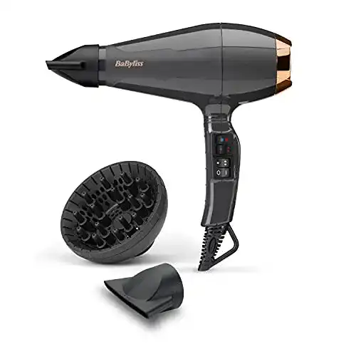 Haartrockner BaByliss Italian Air Pro 2200 mit AC-Motor in Grau