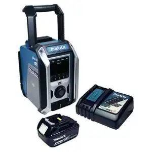 Akku-Radio Makita DMR115 mit Bluetooth und DAB+ für Baustellen