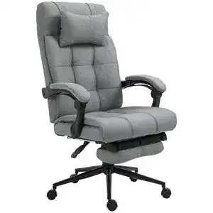 Vinsetto Bürostuhl mit ergonomischem Design und Liegefunktion