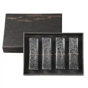 Hashioki Youda Essstäbchenhalter Set mit 4 Keramikablagen