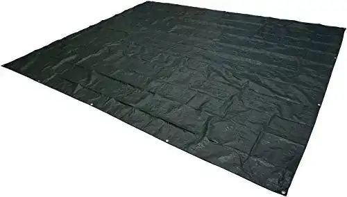 Zeltboden von Amazon Basics – Wasserdichte Campingplane 3,04 x 3,65 m