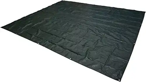 Zeltboden von Amazon Basics – Wasserdichte Campingplane 3,04 x 3,65 m