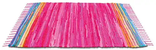 Flickenteppich Bestlivings 120 x 180 cm aus handgewebter Baumwolle