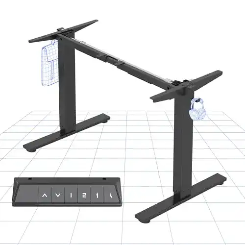 Höhenverstellbares Tischgestell Flexispot EG1 für ergonomisches Arbeiten