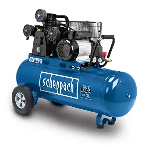 Scheppach Kompressor HC550TC mit 100 Litern und 3PS Motor