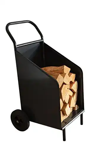 Kaminholzwagen massiver Brennholzwagen mit Rollen