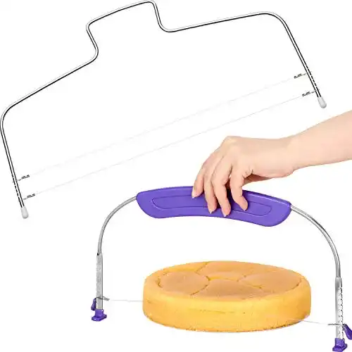 Tortenschneider Boao – 2 verstellbare Tortenbodenschneider aus Edelstahl