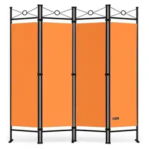 Raumtrenner Deuba Trennwand 180×160 cm 4-teilig blickdicht und faltbar