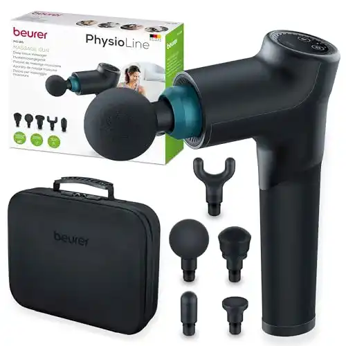 Beurer MG 185 Massagepistole mit 5 Aufsätzen