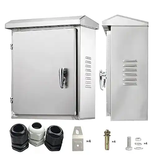 Schaltschrank aus Edelstahl AXOTEN 304, 30 x 25 x 14 cm
