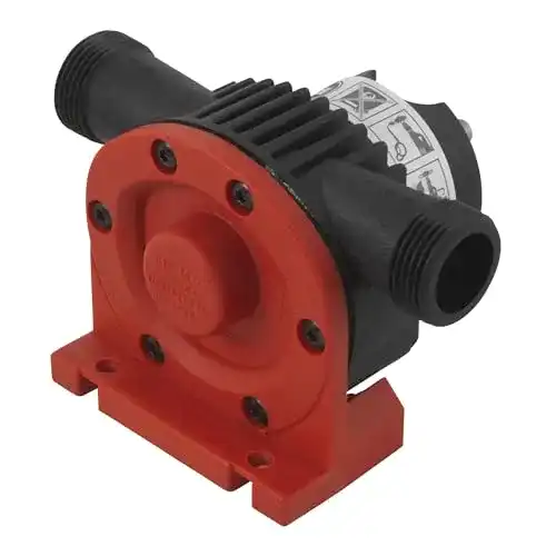 Wolfcraft Bohrmaschinenpumpe 2207000 – Selbstansaugende Wasserpumpe