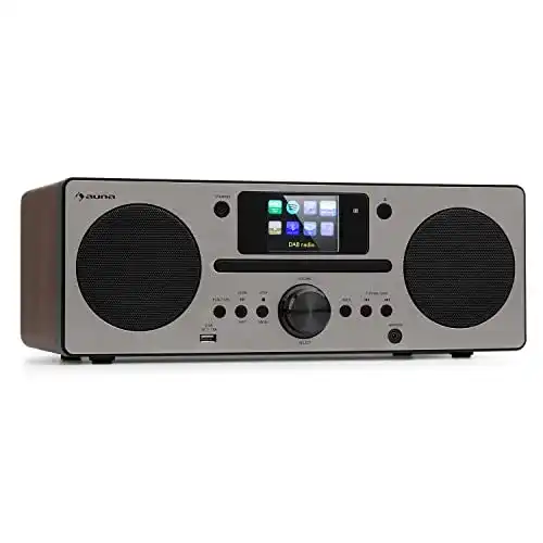 Auna Radio Kompaktanlage – Tragbares DAB Radio mit CD Player