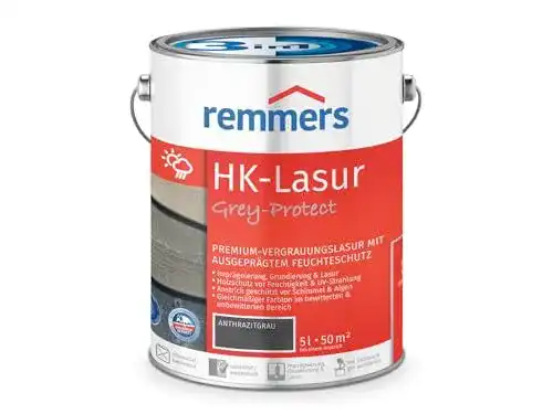 Remmers HK-Lasur 3in1 Grey-Protect anthrazitgrau Holzlasur für außen