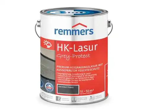Remmers HK-Lasur 3in1 Grey-Protect anthrazitgrau Holzlasur für außen