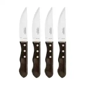 Tramontina Jumbo Steakmesser Set mit Wellenschliff, 4-teilig