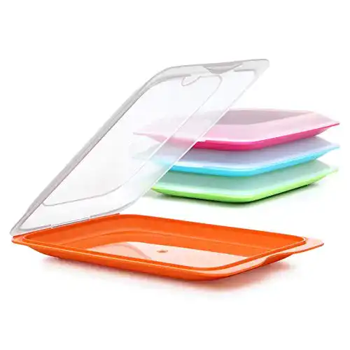 Aufschnittbox Tatay Set mit 4 Frischboxen, BPA-frei, stapelbar, Mehrweg