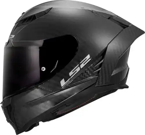 Carbon-Helm LS2 DRAGON Matt Carbon, integraler Motorradhelm, XL