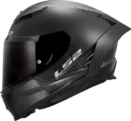 Carbon-Helm LS2 DRAGON Matt Carbon, integraler Motorradhelm, XL