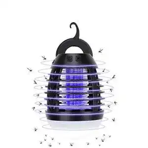 Zeltlampe Haofy Insektenvernichter Elektrisch, 2-in-1 Campinglampe