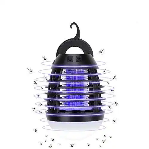 Zeltlampe Haofy Insektenvernichter Elektrisch, 2-in-1 Campinglampe