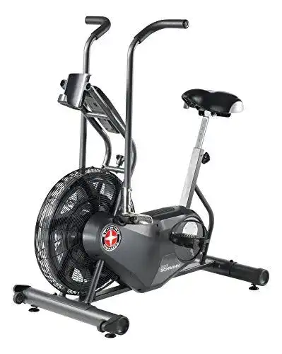 Schwinn Fitness Airdyne AD6 Air Bike mit Luftwiderstand und LCD-Konsole
