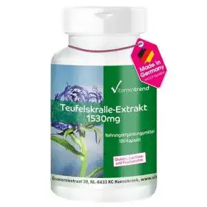 Teufelskralle Extrakt Kapseln 1530mg von Vitamintrend