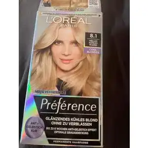 L’Oréal Haarfarbe Paris Préférence Cool Blondes 8.1 Helles Blond