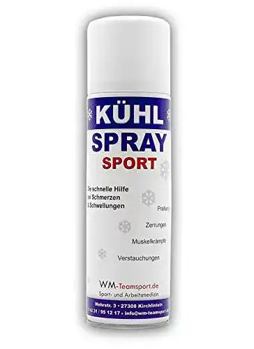 Eisspray WM-Teamsport Original Kühlspray zur Kühlung und Schmerzlinderung