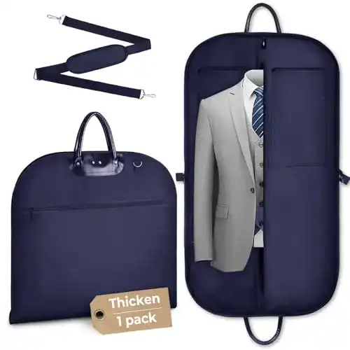 Anzugtasche ecooe mit Aufbewahrungstaschen und Schultergurt