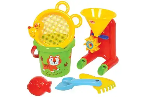 Sandkasten Spielzeug Gowi 558-39 Tiger Set, 6-teilig für Kinder