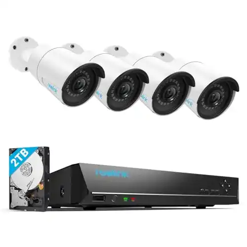 Reolink 4MP Outdoor Überwachungskamera-Set für effiziente Sicherheitsüberwachung