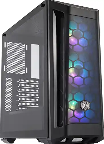 Cooler Master MasterBox MB511 ARGB – ATX PC Gehäuse mit Mesh-Front und Glas